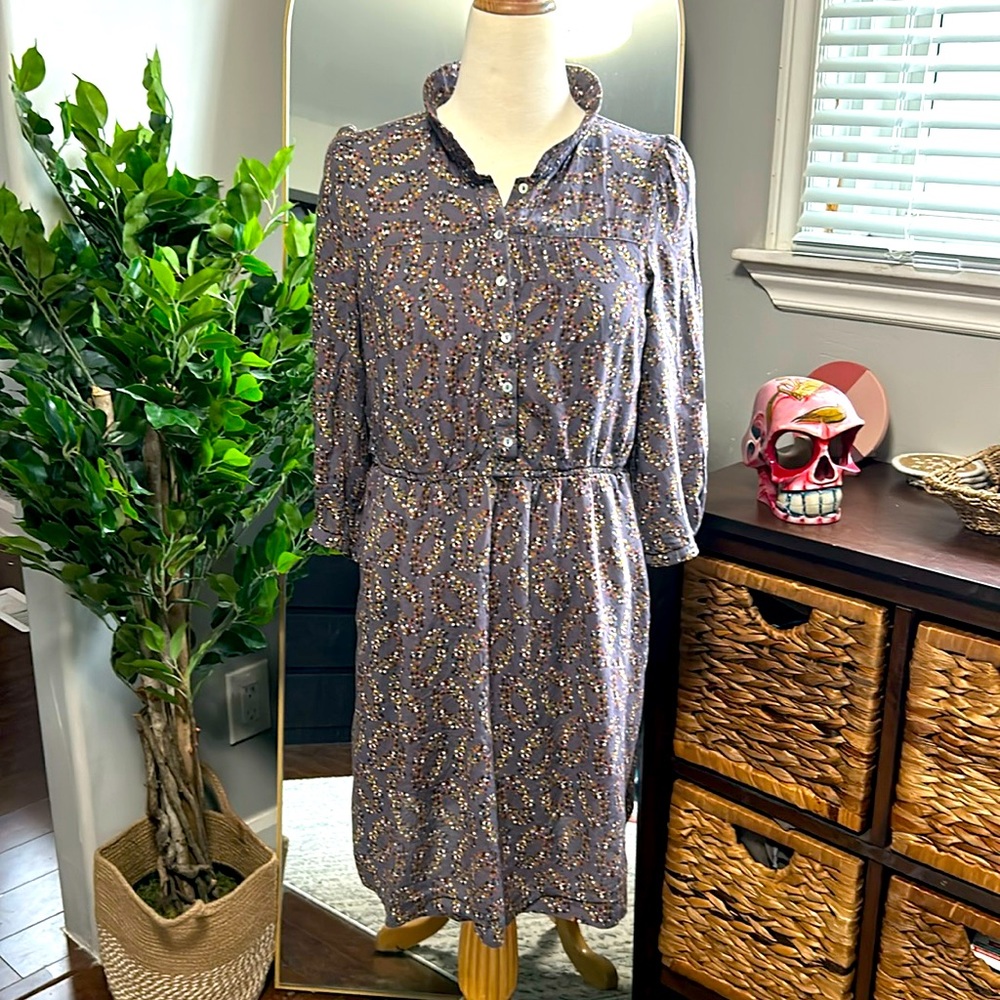 Zara Floral / polka dot pattern Boho Dress